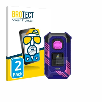 Vorderseite einer Produktverpackung mit dem Markenlogo BROTECT. Daneben ist das Gerät Vaporesso Armour Max mit dem zugehörigen