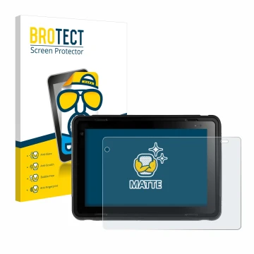 Vorderseite einer Produktverpackung mit dem Markenlogo BROTECT. Daneben ist das Gerät Texa Axone Voice mit dem zugehörigen Dis