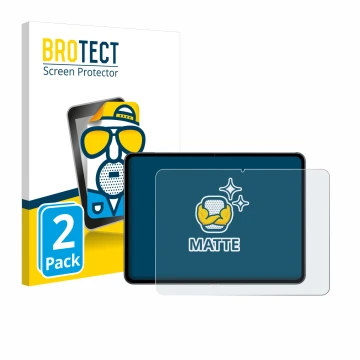 Vorderseite einer Produktverpackung mit dem Markenlogo BROTECT. Daneben ist das Gerät OnePlus Pad 2 mit dem zugehörigen Displa