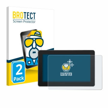 Vorderseite einer Produktverpackung mit dem Markenlogo BROTECT. Daneben ist das Gerät SmallHD Indie 5 mit dem zugehörigen Disp