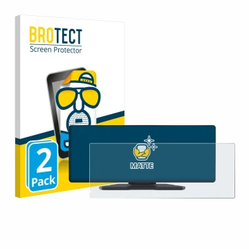 Vorderseite einer Produktverpackung mit dem Markenlogo BROTECT. Daneben ist das Gerät Carpuride W903 9.3