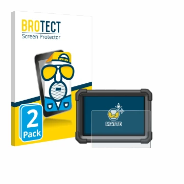 Vorderseite einer Produktverpackung mit dem Markenlogo BROTECT. Daneben ist das Gerät Launch X-431 Pro Dyno mit dem zugehörige