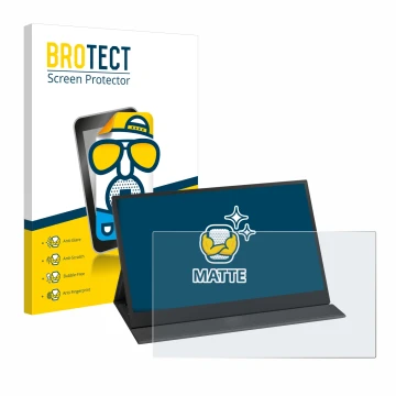 Vorderseite einer Produktverpackung mit dem Markenlogo BROTECT. Daneben ist das Gerät Yodoit PTM15 15.6