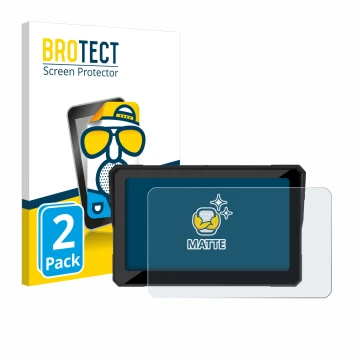 Vorderseite einer Produktverpackung mit dem Markenlogo BROTECT. Daneben ist das Gerät Carpuride W702B 7