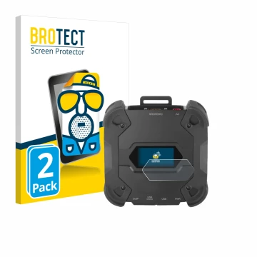 Vorderseite einer Produktverpackung mit dem Markenlogo BROTECT. Daneben ist das Gerät Texa TXT MULTIHUB mit dem zugehörigen Di