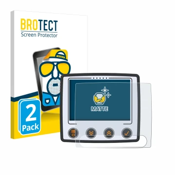 Vorderseite einer Produktverpackung mit dem Markenlogo BROTECT. Daneben ist das Gerät Skytraxx 5 Mini mit dem zugehörigen Disp