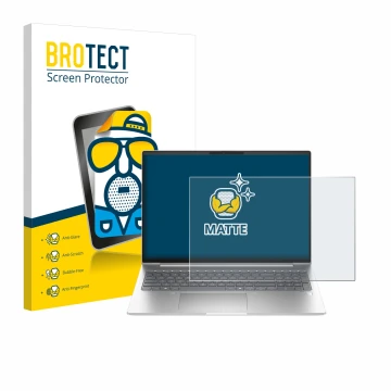 Vorderseite einer Produktverpackung mit dem Markenlogo BROTECT. Daneben ist das Gerät HP ProBook 460 G11 mit dem zugehörigen D