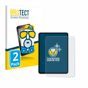 Vorderseite einer Produktverpackung mit dem Markenlogo BROTECT. Daneben ist das Gerät OnePlus Pad 2 (Hochformat) mit dem zugeh