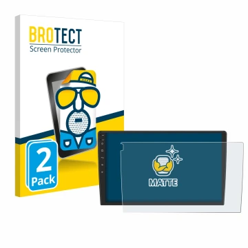 Vorderseite einer Produktverpackung mit dem Markenlogo BROTECT. Daneben ist das Gerät Eonon ua12s plus-6g mit dem zugehörigen 