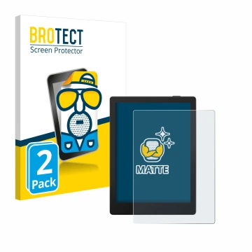 Vorderseite einer Produktverpackung mit dem Markenlogo BROTECT. Daneben ist das Gerät Boox Go 6 mit dem zugehörigen Displaysch