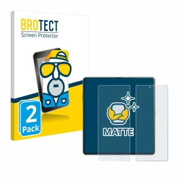 Vorderseite einer Produktverpackung mit dem Markenlogo BROTECT. Daneben ist das Gerät Honor Magic V3 (inneres Display) mit dem