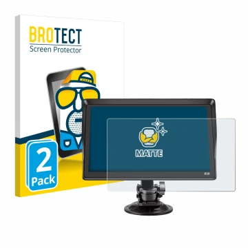 Vorderseite einer Produktverpackung mit dem Markenlogo BROTECT. Daneben ist das Gerät Xgody X10 9