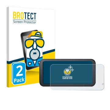 Vorderseite einer Produktverpackung mit dem Markenlogo BROTECT. Daneben ist das Gerät Lamto Motorrad Carplay 6.25