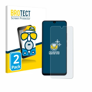 Vorderseite einer Produktverpackung mit dem Markenlogo BROTECT. Daneben ist das Gerät Xiaomi Redmi 14C mit dem zugehörigen Dis