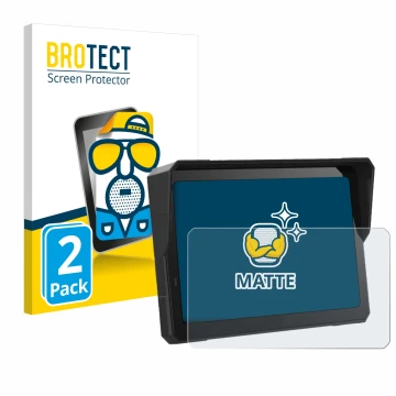 Vorderseite einer Produktverpackung mit dem Markenlogo BROTECT. Daneben ist das Gerät Carpuride W702 Pro 7