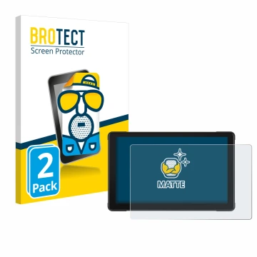 Vorderseite einer Produktverpackung mit dem Markenlogo BROTECT. Daneben ist das Gerät Podofo Motorrad Carplay 7