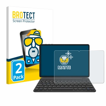 Vorderseite einer Produktverpackung mit dem Markenlogo BROTECT. Daneben ist das Gerät BESTTAB A20 mit dem zugehörigen Displays