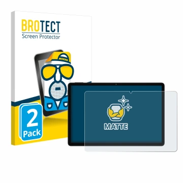 Vorderseite einer Produktverpackung mit dem Markenlogo BROTECT. Daneben ist das Gerät Doogee U11 mit dem zugehörigen Displaysc