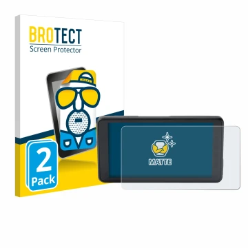 Vorderseite einer Produktverpackung mit dem Markenlogo BROTECT. Daneben ist das Gerät BMW ConnectedRide Navigator Full Cover m