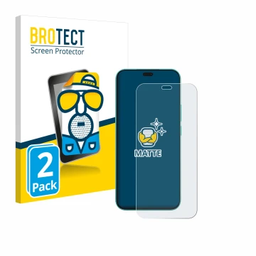Vorderseite einer Produktverpackung mit dem Markenlogo BROTECT. Daneben ist das Gerät Honor X8c mit dem zugehörigen Displaysch
