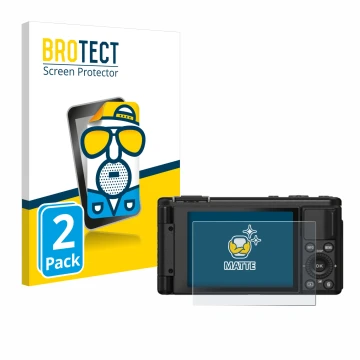 Vorderseite einer Produktverpackung mit dem Markenlogo BROTECT. Daneben ist das Gerät Yashica City 100 mit dem zugehörigen Dis