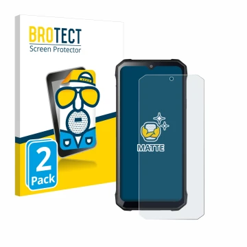 Vorderseite einer Produktverpackung mit dem Markenlogo BROTECT. Daneben ist das Gerät Hotwav T7S mit dem zugehörigen Displaysc