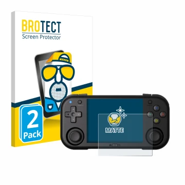 Vorderseite einer Produktverpackung mit dem Markenlogo BROTECT. Daneben ist das Gerät Magicx Mini Zero 28 mit dem zugehörigen 