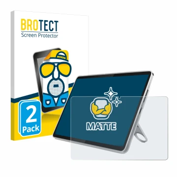 Vorderseite einer Produktverpackung mit dem Markenlogo BROTECT. Daneben ist das Gerät Lenovo Tab 10.1