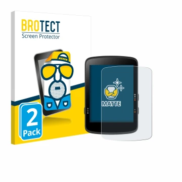 Vorderseite einer Produktverpackung mit dem Markenlogo BROTECT. Daneben ist das Gerät Bryton Rider 17 mit dem zugehörigen Disp