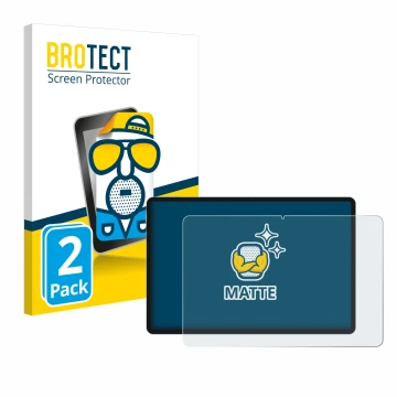 Vorderseite einer Produktverpackung mit dem Markenlogo BROTECT. Daneben ist das Gerät Teclast P50 AI mit dem zugehörigen Displ