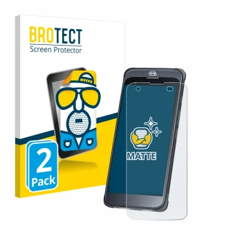 Vorderseite einer Produktverpackung mit dem Markenlogo BROTECT. Daneben ist das Gerät Orderman 10 mit dem zugehörigen Displays