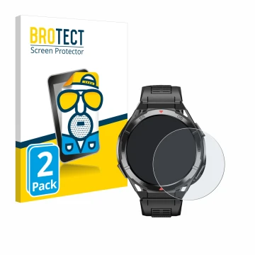 Vorderseite einer Produktverpackung mit dem Markenlogo BROTECT. Daneben ist das Gerät Oukitel BT12 1.43