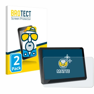 Vorderseite einer Produktverpackung mit dem Markenlogo BROTECT. Daneben ist das Gerät Carpuride W702BS 7