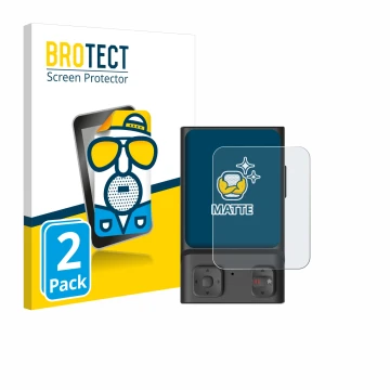 Vorderseite einer Produktverpackung mit dem Markenlogo BROTECT. Daneben ist das Gerät Hoverair Beacon mit dem zugehörigen Disp