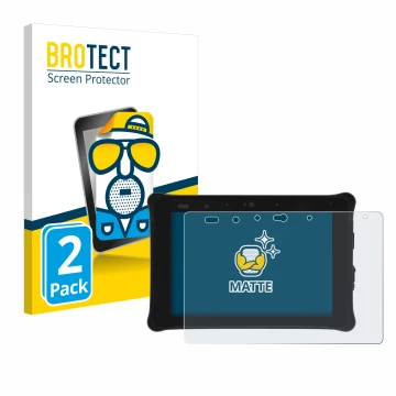 Vorderseite einer Produktverpackung mit dem Markenlogo BROTECT. Daneben ist das Gerät Leica iCON CC180 mit dem zugehörigen Dis