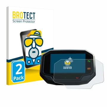 Vorderseite einer Produktverpackung mit dem Markenlogo BROTECT. Daneben ist das Gerät Kawasaki Versys 650 2022+ mit dem zugehö