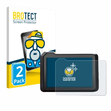 Vorderseite einer Produktverpackung mit dem Markenlogo BROTECT. Daneben ist das Gerät KTM 1390 Super Duke R 2025 5