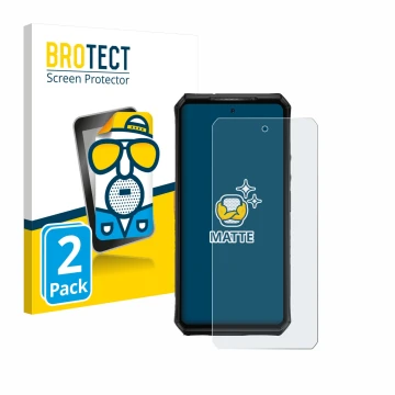 Vorderseite einer Produktverpackung mit dem Markenlogo BROTECT. Daneben ist das Gerät Ulefone Armor 28 Ultra Thermal mit dem z