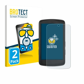 Vorderseite einer Produktverpackung mit dem Markenlogo BROTECT. Daneben ist das Gerät Bryton Rider S810 mit dem zugehörigen Di