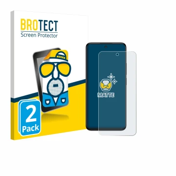 Vorderseite einer Produktverpackung mit dem Markenlogo BROTECT. Daneben ist das Gerät TCL 60 5G mit dem zugehörigen Displaysch