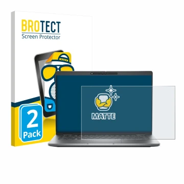 Vorderseite einer Produktverpackung mit dem Markenlogo BROTECT. Daneben ist das Gerät Dell Latitude 5330 mit dem zugehörigen D