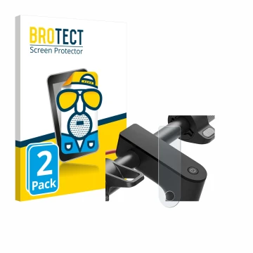 Vorderseite einer Produktverpackung mit dem Markenlogo BROTECT. Daneben ist das Gerät Xiaomi Electric Scooter 4 mit dem zugehö