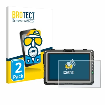 Vorderseite einer Produktverpackung mit dem Markenlogo BROTECT. Daneben ist das Gerät Getac UX10 G3 mit dem zugehörigen Displa