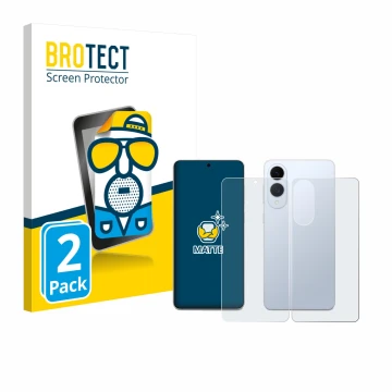 Vorderseite einer Produktverpackung mit dem Markenlogo BROTECT. Daneben ist das Gerät Samsung Galaxy S25 Edge (Display+Rücksei
