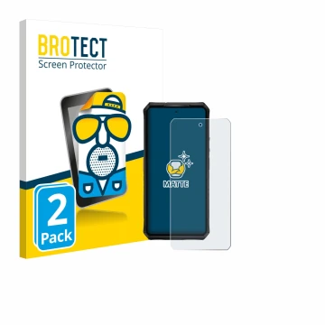 Vorderseite einer Produktverpackung mit dem Markenlogo BROTECT. Daneben ist das Gerät Ulefone Armor 28 Pro mit dem zugehörigen