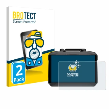 Vorderseite einer Produktverpackung mit dem Markenlogo BROTECT. Daneben ist das Gerät DJI RC Pro 2 mit dem zugehörigen Display