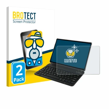 Vorderseite einer Produktverpackung mit dem Markenlogo BROTECT. Daneben ist das Gerät Tabwee T90 mit dem zugehörigen Displaysc