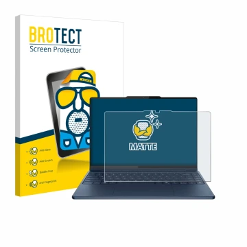 Vorderseite einer Produktverpackung mit dem Markenlogo BROTECT. Daneben ist das Gerät Lenovo Yoga Pro 9i Gen 10 Aura Edition 1