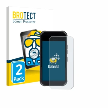 Vorderseite einer Produktverpackung mit dem Markenlogo BROTECT. Daneben ist das Gerät SkyCaddie Pro 5X mit dem zugehörigen Dis