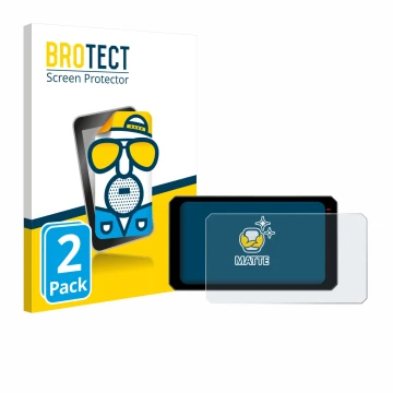 Vorderseite einer Produktverpackung mit dem Markenlogo BROTECT. Daneben ist das Gerät Chigee AIO-6 Max mit dem zugehörigen Dis